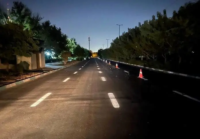 ۶۰ کیلومتر از معابر شهری منطقه ۲ خط‌کشی محوری شد