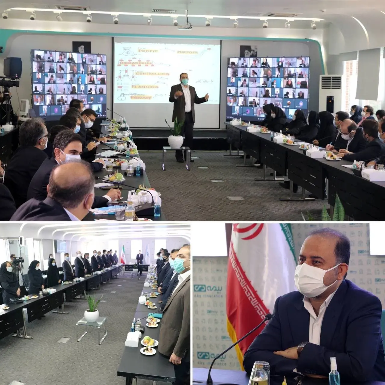  همایش فصلی مدیران بیمه دی برگزار شد