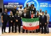 تیم کشتی آلیش بانوان ایران با حمایت همراه اول قهرمان آسیا شد