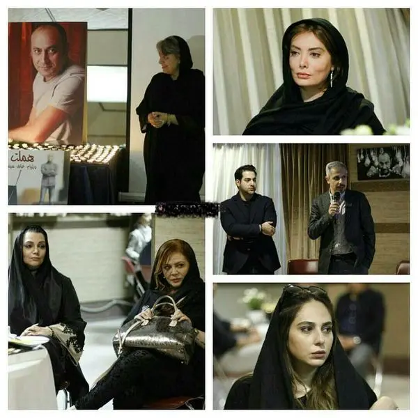 حضور بازیگران در مراسم اولین سالگرد فوت عارف لرستانی+عکس
