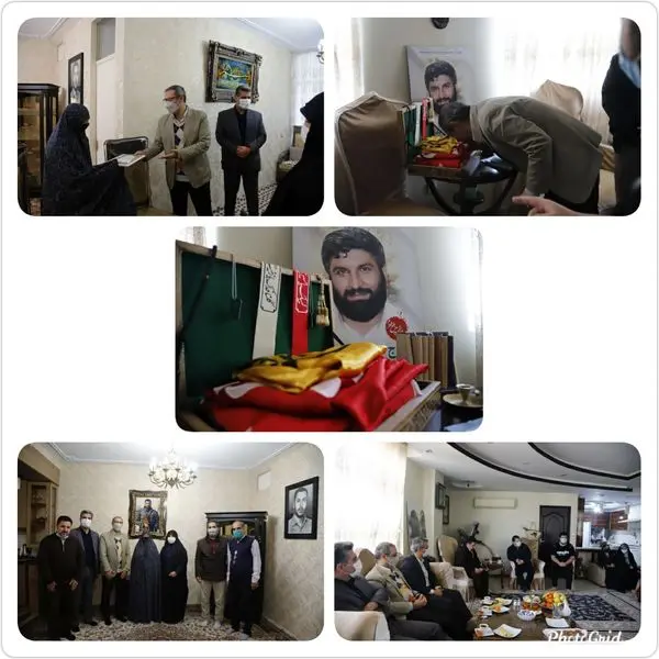 دیدار شهردار منطقه ۱۶ با خانواده های شهدای مدافع حرم