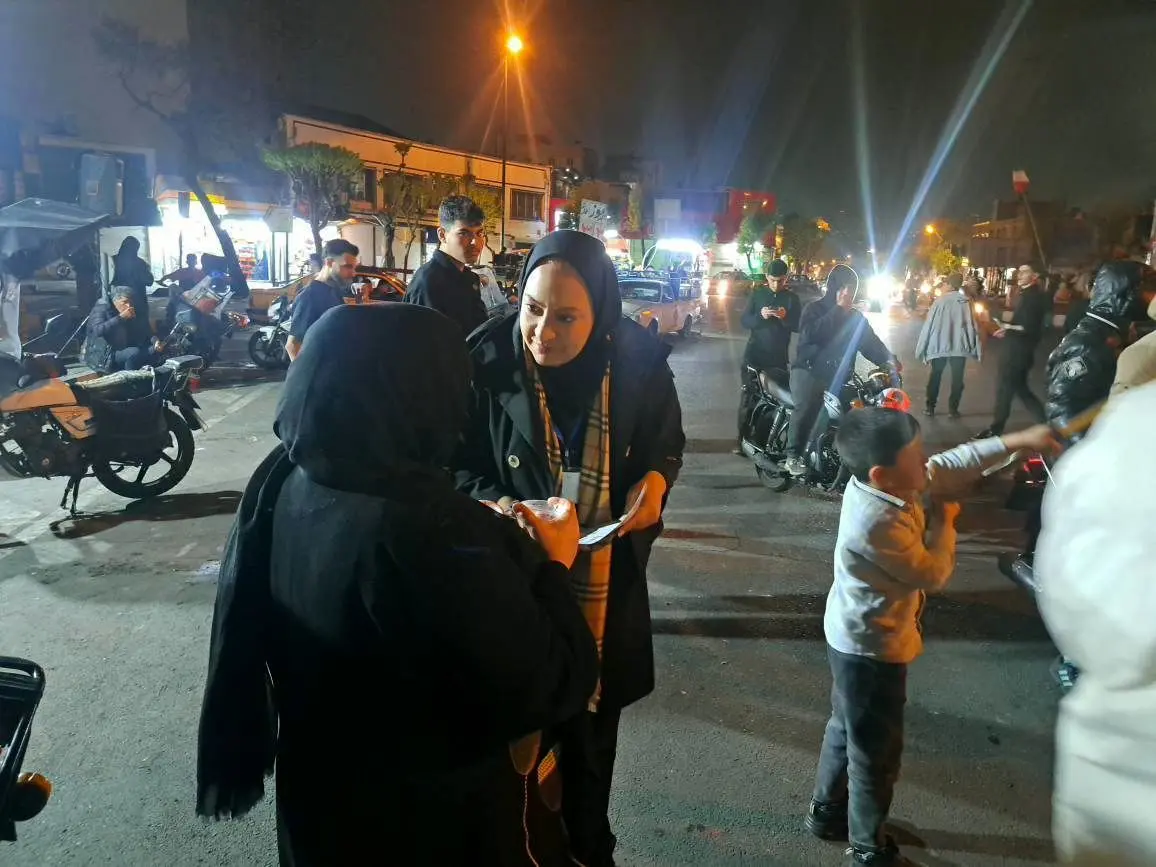 میزبانی نوماندی‌ها از مردم در میادین شهدا، خراسان و قیام تهران