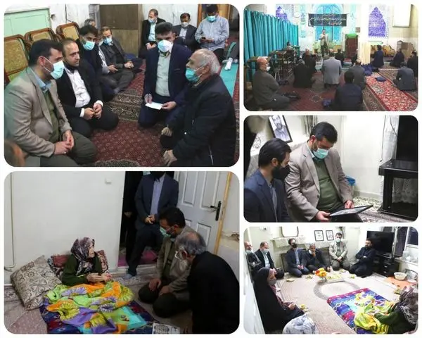 رسیدگی شهردار منطقه 15 به مسائل شهروندان در مسجد وفا