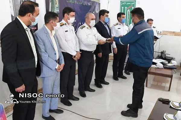 ۵ نفر از کارکنان مدیریت عملیات ترابری و پشتیبانی تولید تجلیل شدند
