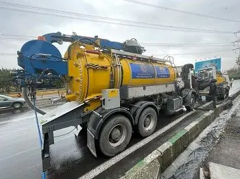 شستشو و لایروبی مکانیزه انهار منطقه2