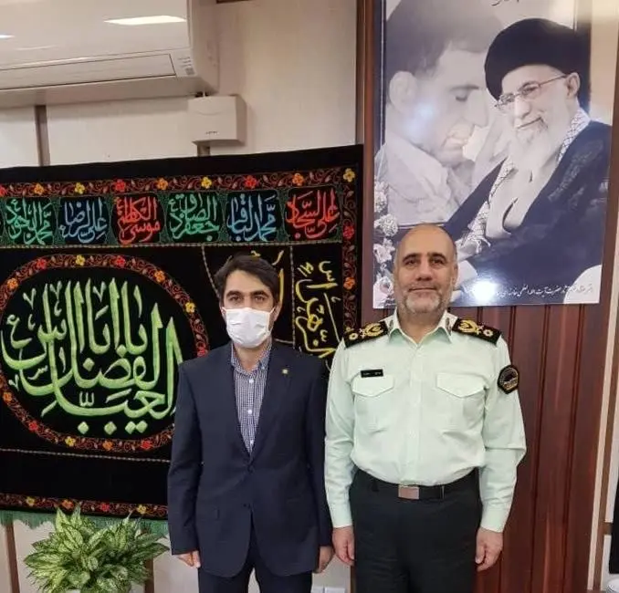 دیدار صمیمانه شهردار منطقه۹ با فرمانده نیروی انتظامی تهران بزرگ

