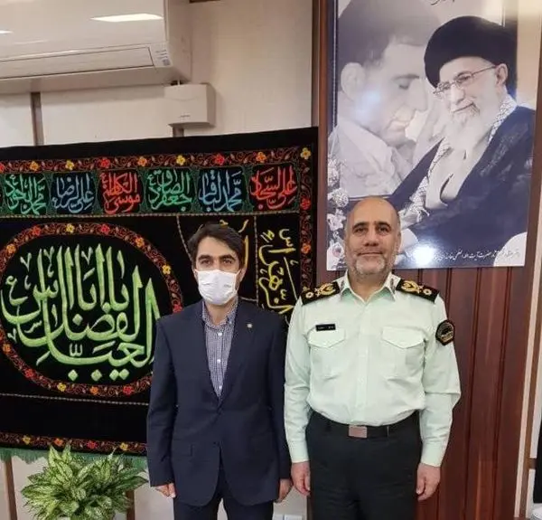 دیدار صمیمانه شهردار منطقه۹ با فرمانده نیروی انتظامی تهران بزرگ
