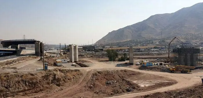 پیشرفت قابل ملاحظه عملیات اجرایی در پل های تقاطع ثامن

