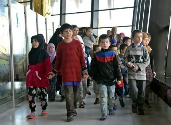 بازگشت ۳۰ کودک داعشی به روسیه+ عکس