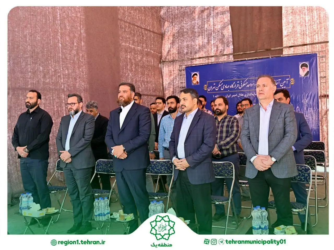 پروژه ساخت ۳۲۰ واحد سرمایه گذاری هلال احمر در شمال تهران آغاز شد 