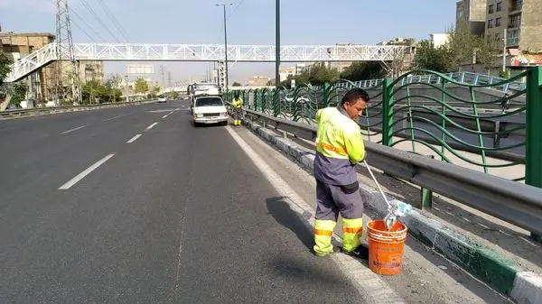 رسیدگی به معابر و المان های شهری منطقه 4