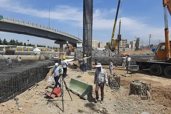 پیشرفت 85 درصدی فاز دوم تقاطع غیرهمسطح سه راه باقرشهر

