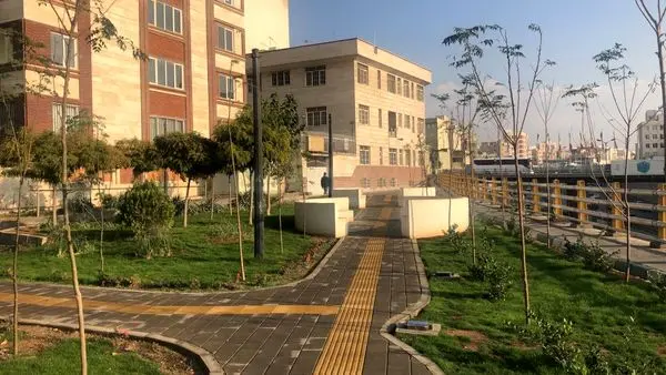 افتتاح بوستان برزگران در محله گرگان