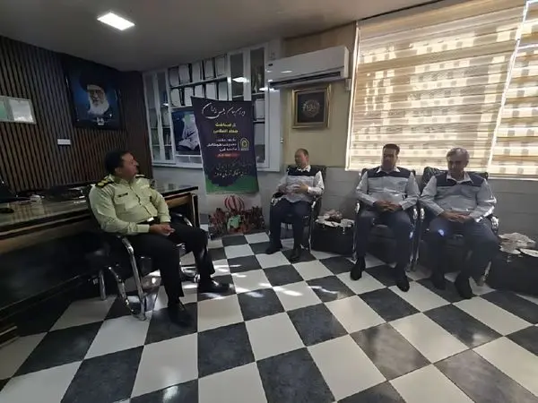 دیدار صمیمی با فرماندهی انتظامی شهرستان خواف
