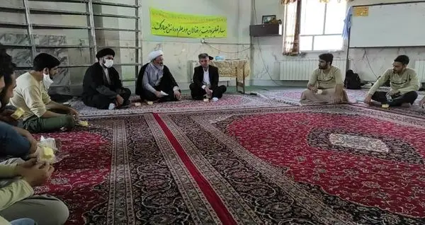 بازدید اعضای هیات رئیسه دانشگاه صنعتی قم از اردوی جهادی