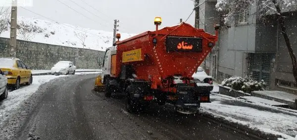 برف پاییزی ارتفاعات شمال تهران را سفید پوش کرد