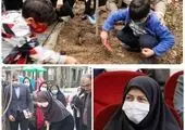 کاشت نهال به یاد ۷ شهید مدافع امنیت

