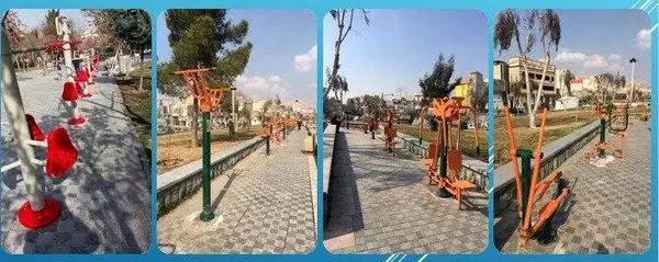 نوسازی مجموعه دستگاه های ورزشی و بازی بوستان های منطقه15