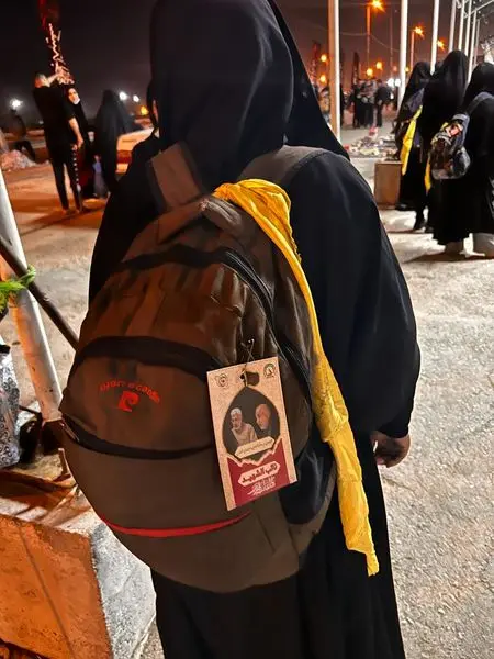  زائران کربلا در موکب شهید همدانی شلمچه نایب الزیاره شهدا می شوند