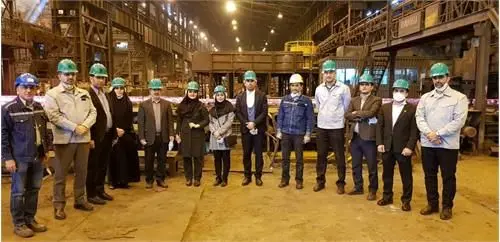 بازدید و بررسی فعالیت های فولاد خوزستان در حوزه بومی سازی

