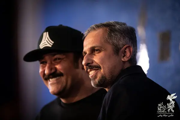 عکس های خندان جواد رضویان و مهران غفوریان