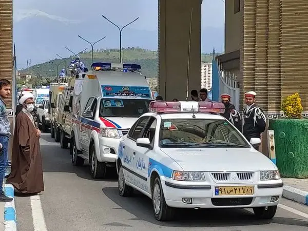 رزمایش بیولوژیک مقابله با ویروس کرونا با مشارکت نیروی دریایی ارتش در منطقه چهار تهران