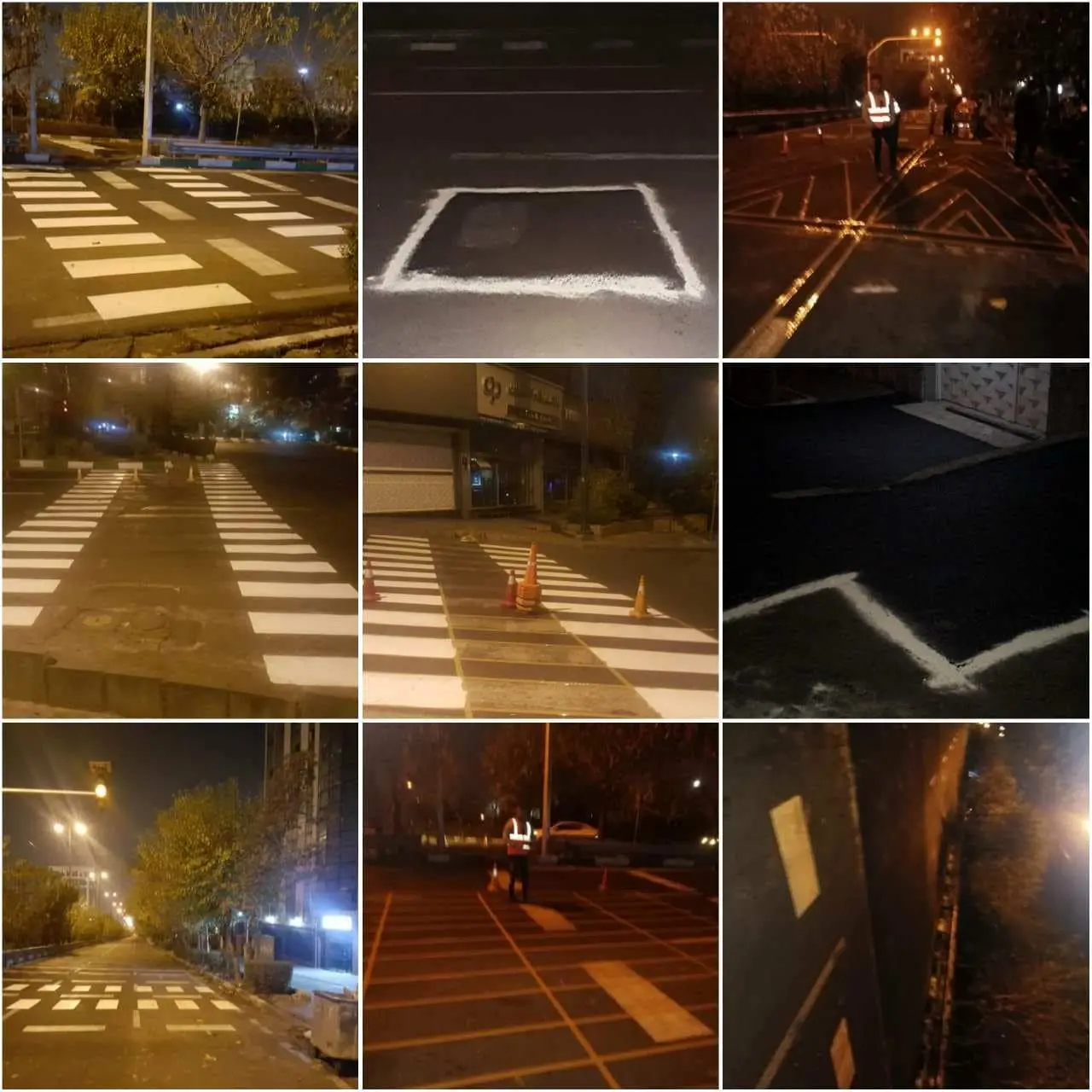 بهسازی معابر در محله ساعی

