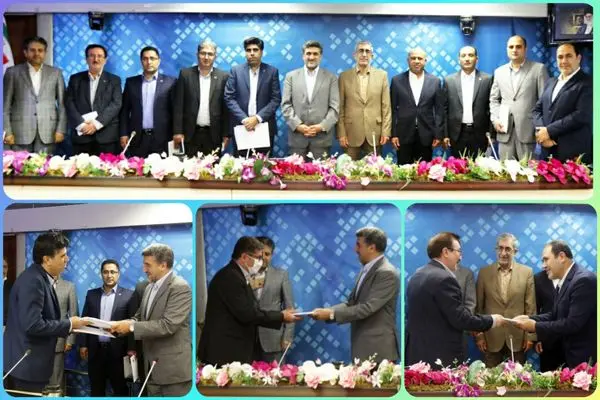 قدردانی از رؤسای حوزه و شعب برتر بانک صادرات ایران
