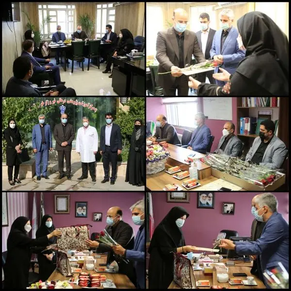 تجلیل شهردار منطقه ۶ از فرشتگان سفید پوش