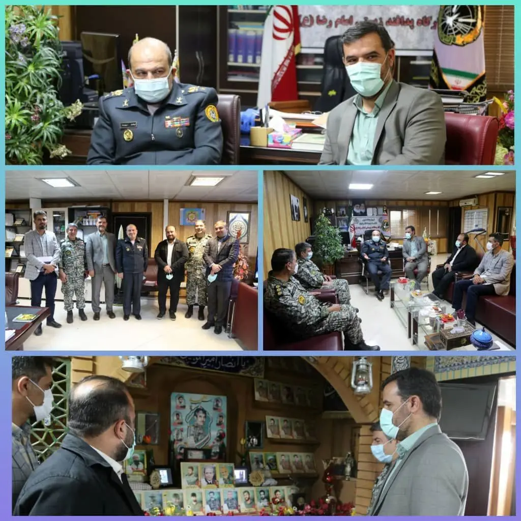 دیدار شهردار منطقه 15 با معاون هماهنگی نیروی پدافند ارتش جمهوری اسلامی ایران