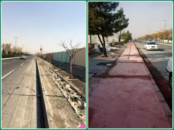 بلوار یاس منطقه۲۱ مجهز به مسیر ویژه دوچرخه سواری خواهد شد