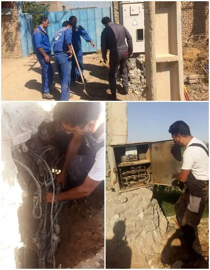 26 انشعاب غیرمجاز برق چاه‌های آب در پاکدشت جمع شد