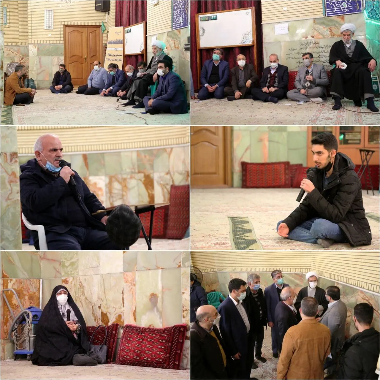 دیدار صمیمی شهردار منطقه ۶ با نمازگزاران مسجد مسلم بن عقیل