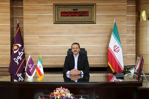 پیام نوروزی دکتر غلامحسین صباغی مدیرعامل موسسه اعتباری کوثر وابسته به بانک سپه