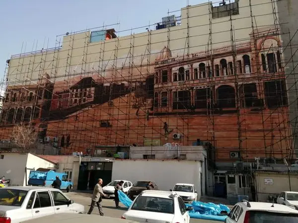 بزرگترین نقاشی از طهران قدیم بر جداره خیابان جمهوری رونمایی می شود