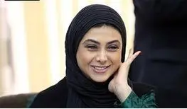 تصویری از گریم سنگین و متفاوت آزاده صمدی