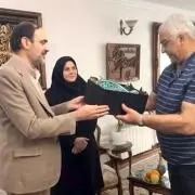 تجلیل از “محمدرضا طالقانی” رئیس پیشین فدراسیون کشتی