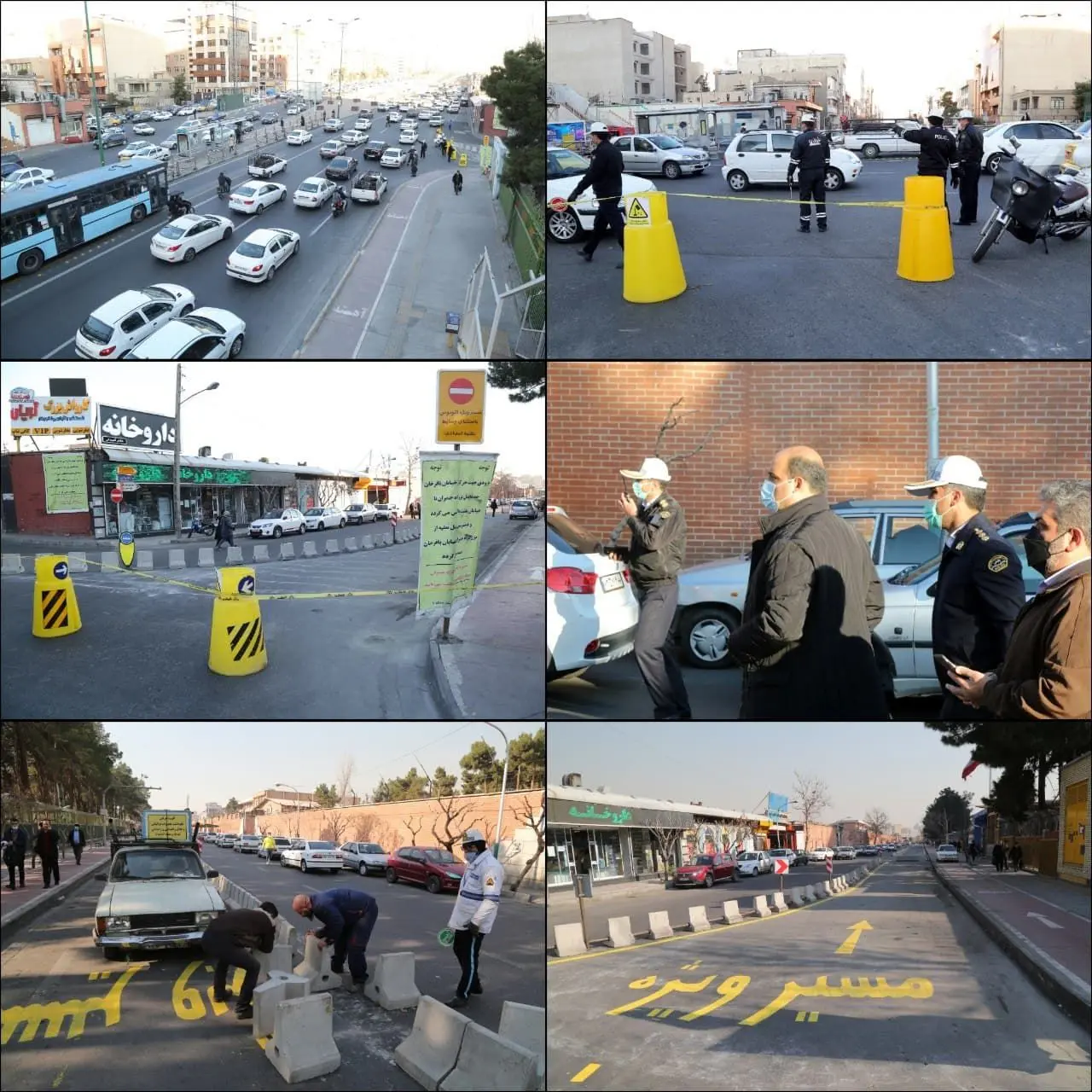 خیابان باقرخان یک طرفه شد