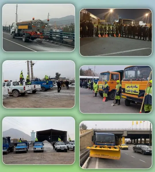 جلوگیری از لغزندگی بزرگراه های جنوب شرقی تهران