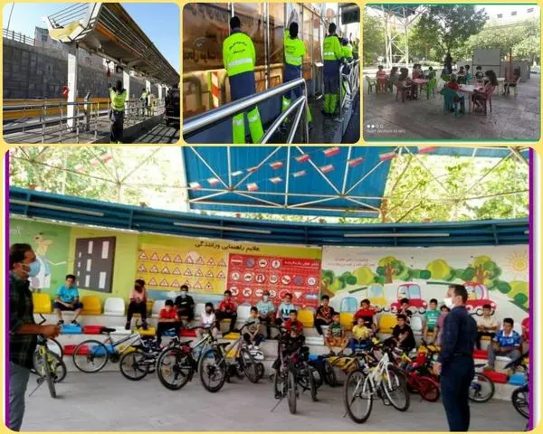 آموزش ترافیکی بیش از 2370 نفرساعت در حوزه ترافیک منطقه 15