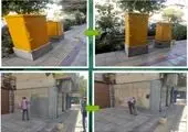 دیوارهای مدارس منطقه 19 رنگ و بوی مهر گرفت

