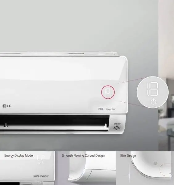 هوایی دلپذیر در گرمای تابستان با دستگاه تهویه مطبوع LG Dual Cool