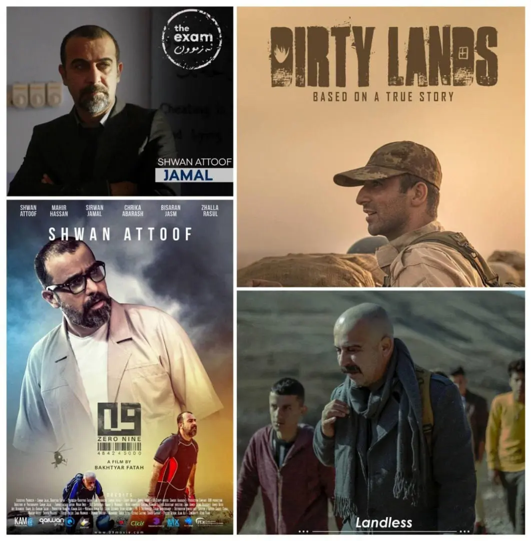 حضور «شوان عطوف» با بازی در چهار فیلم سینمایی در جشنواره بین‌المللی فیلم «دهوک» 

