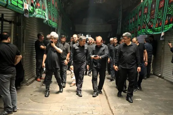 بازار تهران در تاسوعای حسینی رنگ عزا گرفت