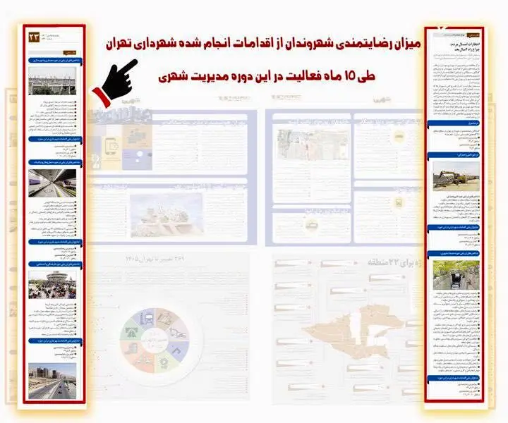 شهرداری منطقه ۳ پیشتاز در جلب رضایتمندی شهروندان در اکثر حوزه ها 

