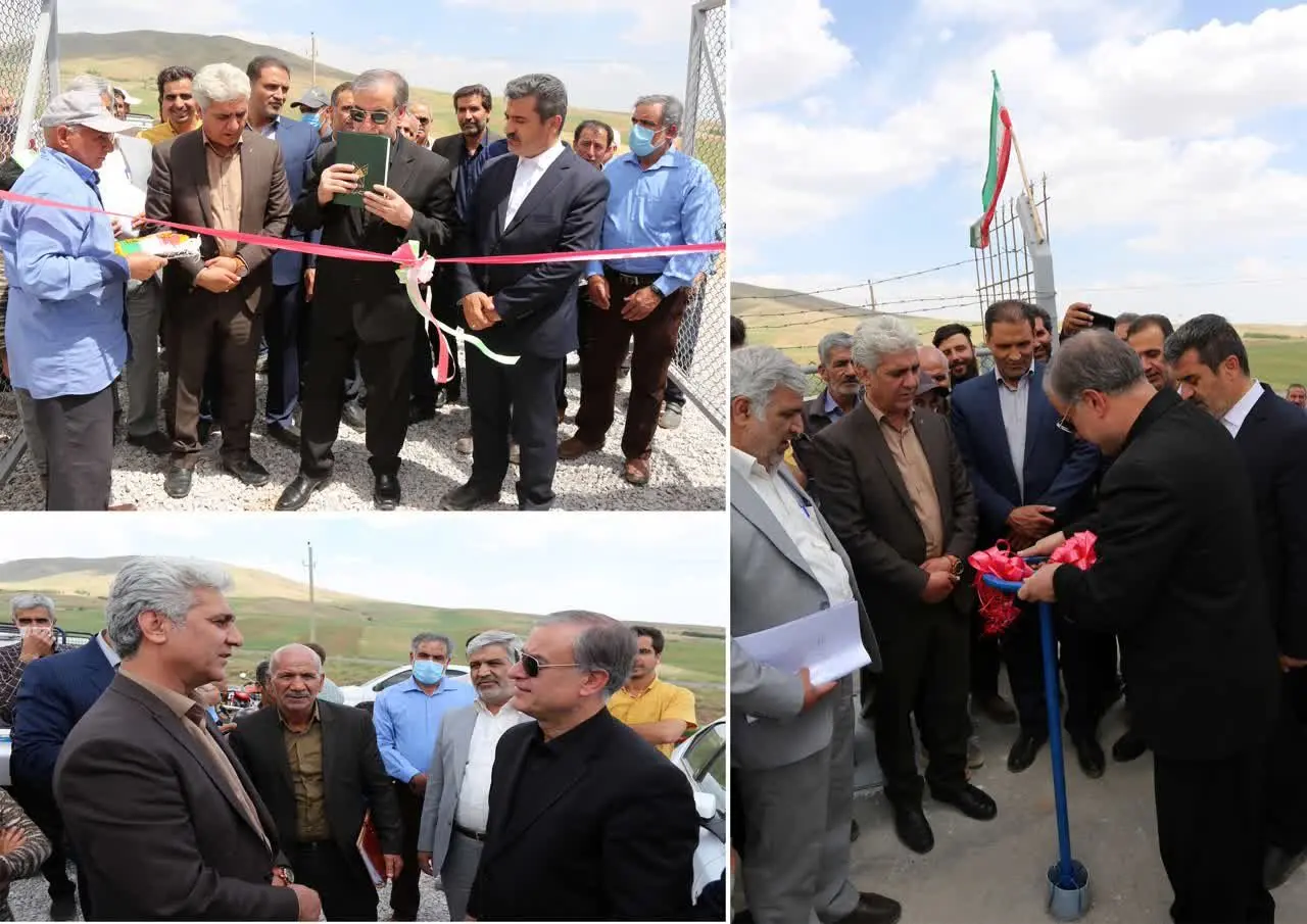 بهره برداری بخش دوم از فاز اول طرح آبرسانی از سد کمال صالح