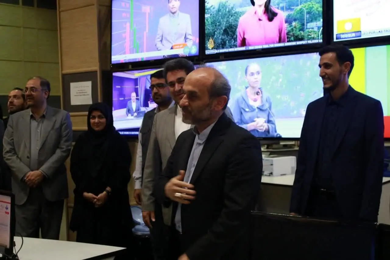 حضور رئیس رسانه ملی در مجموعه شهید سلیمانی معاونت برون مرزی