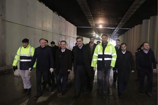 زیرگذر کوی نصر برای کمک به روانسازی ترافیک شب عید گشایش یافت

