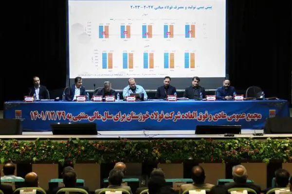 مجمع عمومی عادی سالیانه فولاد خوزستان با تقسیم سود هفتاد و دو درصدی برگزار شد

