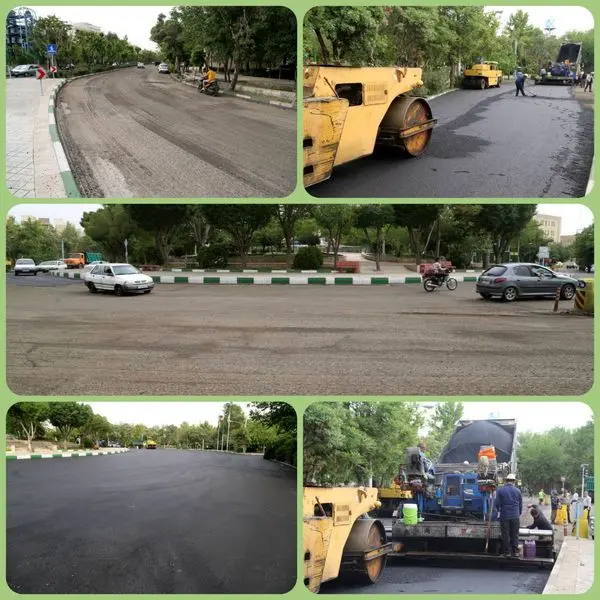 نوسازی معابر فرعی کیانشهر در منطقه 15